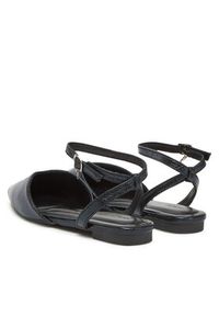 DeeZee Baleriny E6005-117 Czarny. Kolor: czarny. Materiał: syntetyk, materiał #4