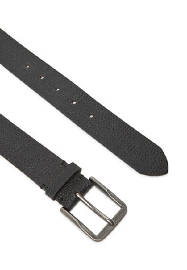Calvin Klein Jeans Pasek Męski Classic Flat 35Mm LV04G7022G Czarny. Kolor: czarny. Materiał: skóra