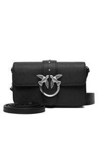 Pinko - PINKO Torebka Love One Slouchy Zip Mini AI 25-26 PLTT 105345 A2JG Czarny. Kolor: czarny. Materiał: skórzane #6