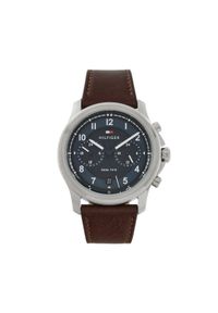 TOMMY HILFIGER - Tommy Hilfiger Zegarek Wesley 1710625 Brązowy. Kolor: brązowy