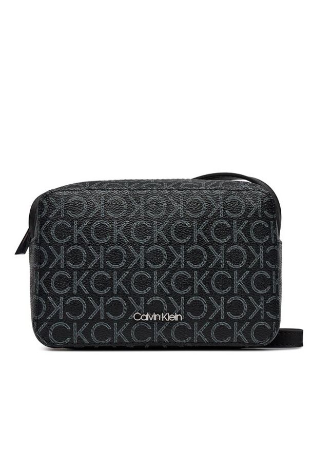 Calvin Klein Torebka Ck Must Camera Bag Mono K60K610294 Czarny. Kolor: czarny. Materiał: skórzane