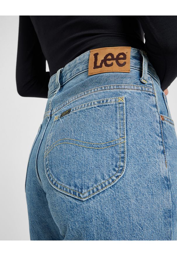 Lee - DAMSKIE SPODNIE LEE RIDER LOOSE HIDDEN ISLE 112370842