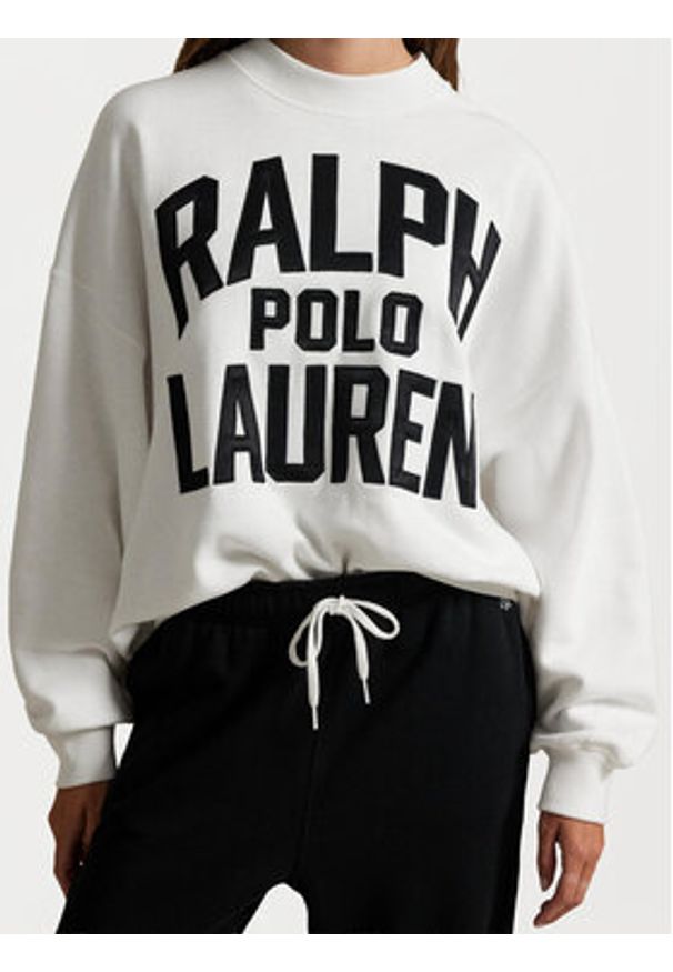 Polo Ralph Lauren Bluza 211978147001 Biały Relaxed Fit. Typ kołnierza: polo. Kolor: biały. Materiał: bawełna
