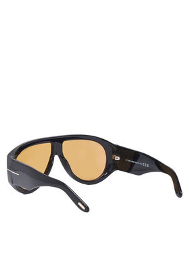 Tom Ford Okulary przeciwsłoneczne Bronson FT1044 Czarny. Kolor: czarny
