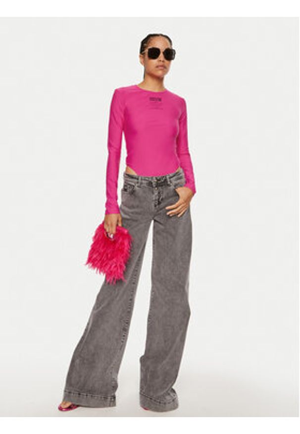 Versace Jeans Couture Jeansy 77HAB506 CDW27 Szary Wide Leg. Kolor: szary