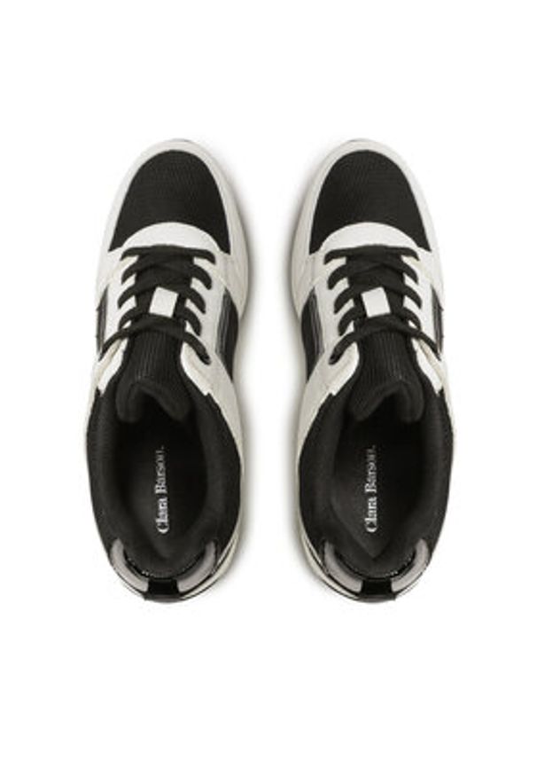 Clara Barson Sneakersy WS2229-44 Czarny. Kolor: czarny. Materiał: skóra