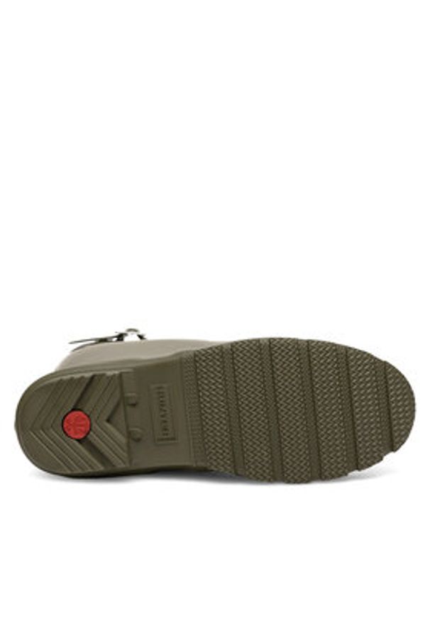 Hunter Kalosze HFW-004 Khaki. Kolor: brązowy. Materiał: kauczuk
