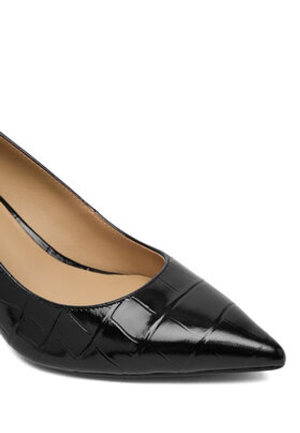 Lauren Ralph Lauren - LAUREN RALPH LAUREN Szpilki 802961787005 Czarny. Kolor: czarny. Materiał: lakier, skóra. Obcas: na szpilce