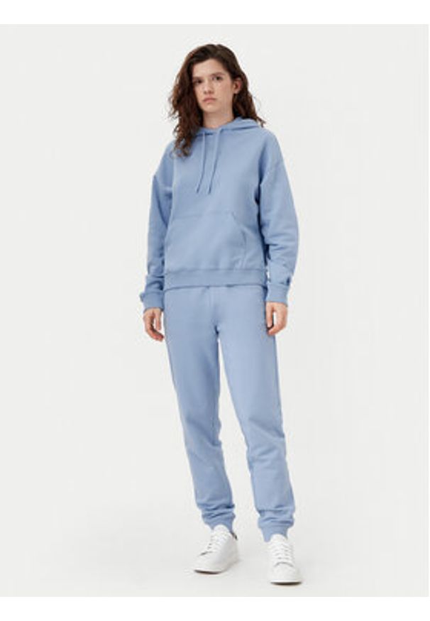 Hugo - HUGO Bluza Delfinia 50522423 Niebieski Regular Fit. Kolor: niebieski. Materiał: bawełna