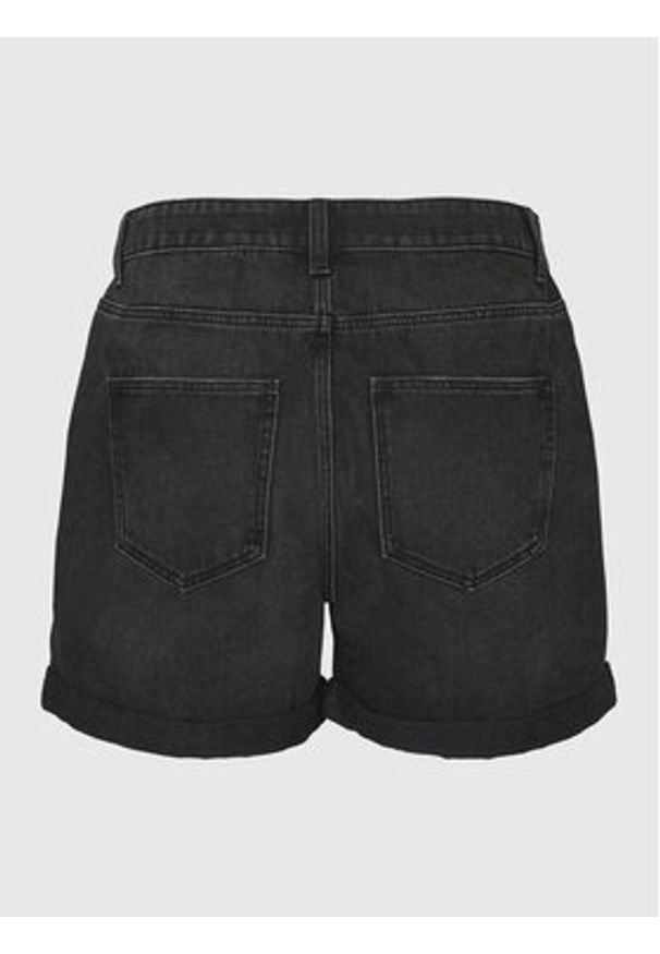Noisy may - Noisy May Szorty jeansowe Smiley 27010865 Czarny Regular Fit. Kolor: czarny. Materiał: bawełna