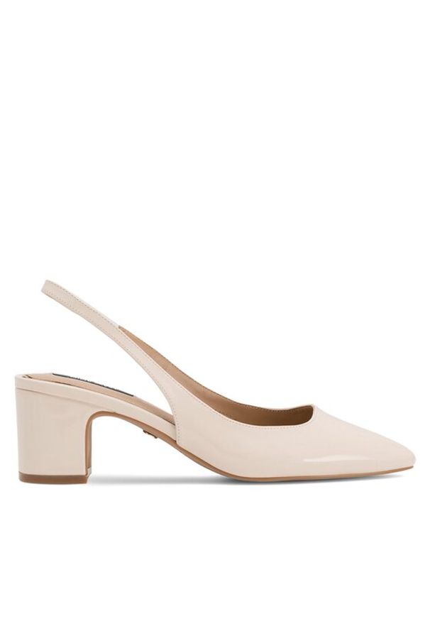 Nine West Sandały 123AL1938-1 Biały. Kolor: biały. Materiał: skóra