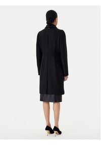 BOSS Płaszcz wełniany Cale 50550723 Czarny Relaxed Fit. Kolor: czarny. Materiał: wełna #3