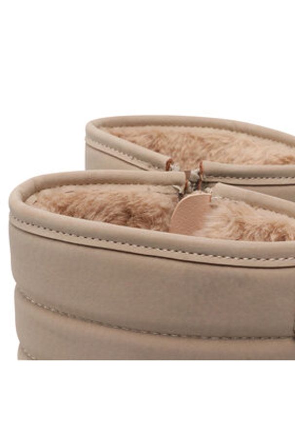 DeeZee Botki CS5911-01 Beżowy. Kolor: beżowy. Materiał: skóra