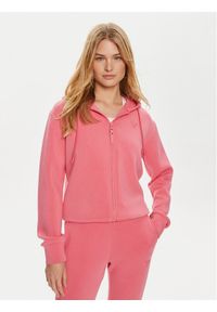Guess Bluza V3RQ11 K7UW2 Różowy Regular Fit. Kolor: różowy. Materiał: wiskoza