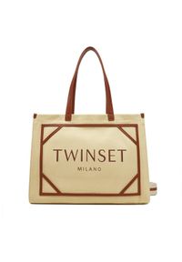 TwinSet - TWINSET Torebka 251TB7081 Beżowy. Kolor: beżowy