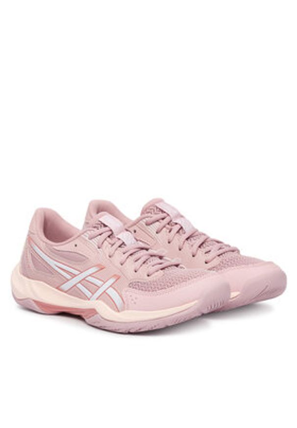 Asics Buty halowe Gel-Rocket 12 1072A119 Różowy. Kolor: różowy. Materiał: skóra