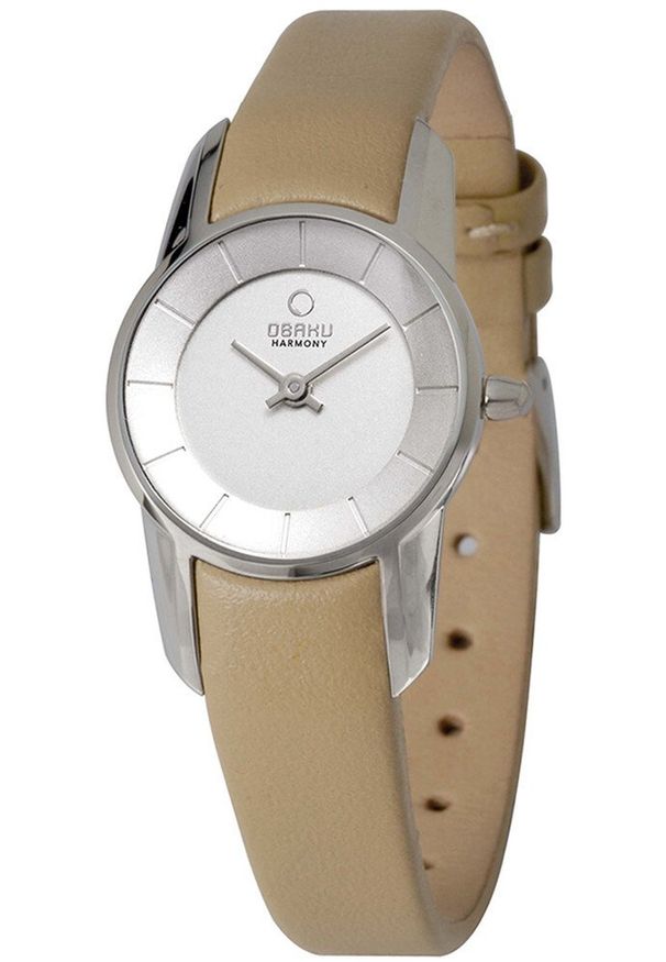 OBAKU - Zegarek damski Obaku Denmark V130LCIRX brązowy. Kolor: brązowy