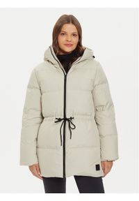 Jack Wolfskin Kurtka puchowa Kirschallee A60213 Beżowy Regular Fit. Kolor: beżowy. Materiał: syntetyk