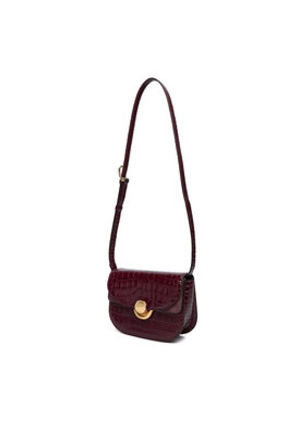 Furla Torebka WB01737 BX3178 BG 26700 Bordowy. Kolor: czerwony. Materiał: skórzane