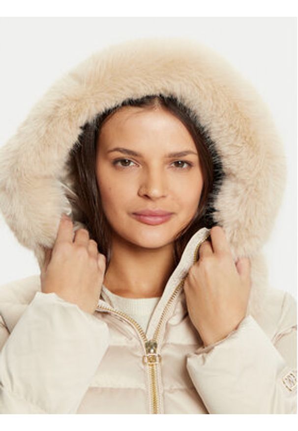 Marciano Guess Kurtka puchowa 4BGL14 7187A Beżowy Regular Fit. Kolor: beżowy. Materiał: syntetyk