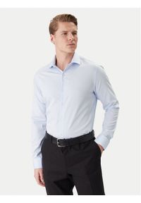 Calvin Klein Koszula LV019EU119 Błękitny Slim Fit. Kolor: niebieski. Materiał: bawełna #1