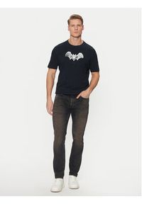 BOSS T-Shirt Spiderbat 50534924 Granatowy Regular Fit. Kolor: niebieski. Materiał: bawełna #5