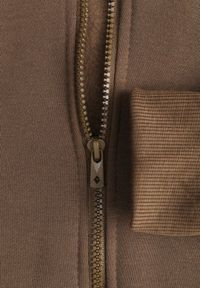 Renee - Ciemnozielona Bluza z Kapturem Harasphei. Okazja: na co dzień. Typ kołnierza: kaptur. Kolor: zielony. Materiał: jeans. Styl: klasyczny, casual #7