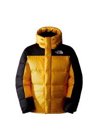 Kurtka The North Face Himalayan 0A4QYXZU31 - żółto-czarna. Kolor: czarny, żółty, wielokolorowy. Materiał: materiał, puch, nylon. Sezon: zima