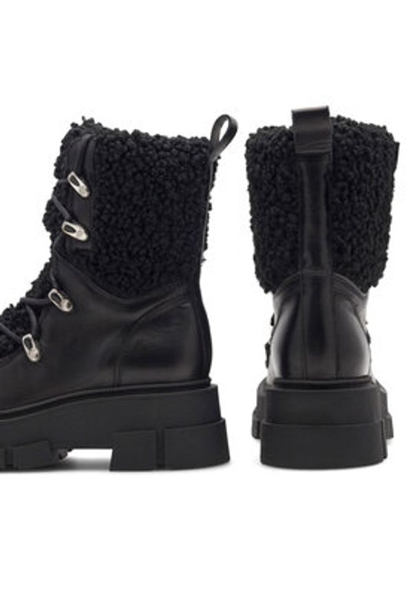 Badura Trzewiki FUNCHAL-2603 Czarny. Kolor: czarny. Materiał: skóra