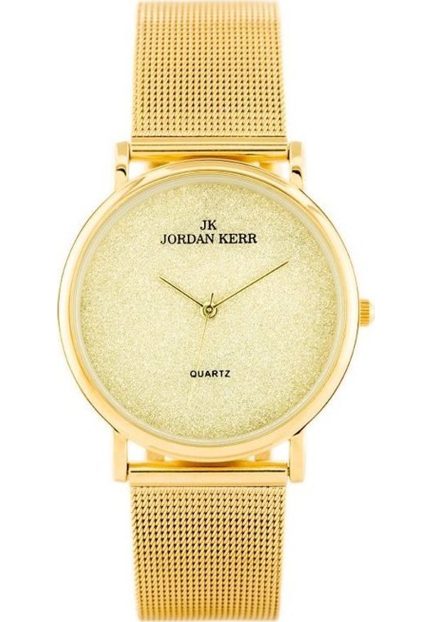 NoName - Zegarek ZEGAREK DAMSKI JORDAN KERR - C3129 (zj928b) gold