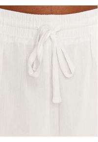 Seafolly Szorty materiałowe Crinkle 55429-SH Biały Regular Fit. Kolor: biały. Materiał: bawełna #8