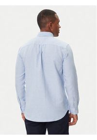 TOMMY HILFIGER - Tommy Hilfiger Koszula MW0MW40704 Błękitny Regular Fit. Kolor: niebieski. Materiał: bawełna #4