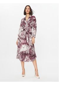 Imperial Sukienka codzienna A9990005Q Bordowy Regular Fit. Okazja: na co dzień. Kolor: czerwony. Materiał: syntetyk. Typ sukienki: proste. Styl: casual