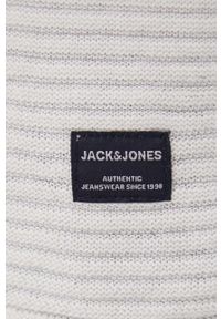 Jack & Jones - Sweter bawełniany. Okazja: na co dzień. Typ kołnierza: golf. Kolor: beżowy. Materiał: bawełna. Długość rękawa: długi rękaw. Długość: długie. Styl: casual #4