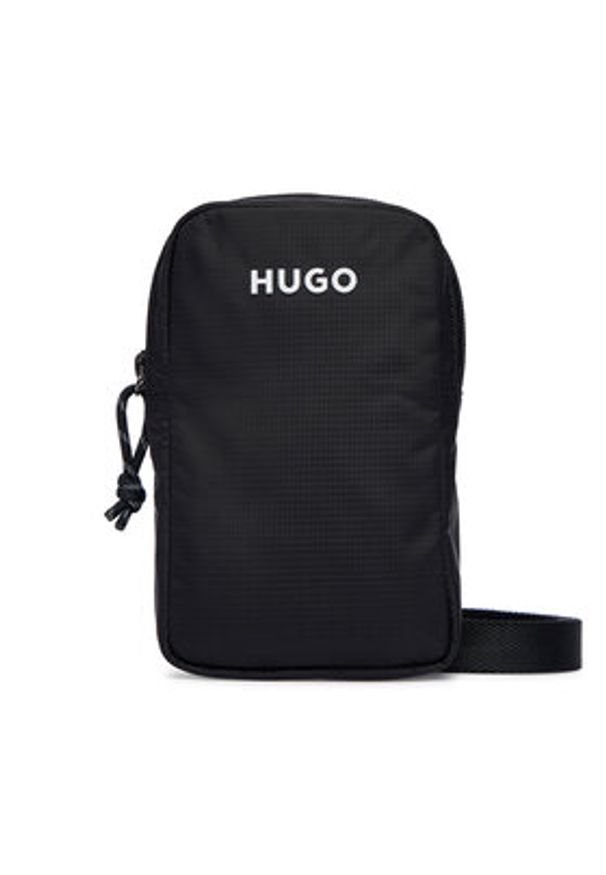 Hugo - HUGO Saszetka Everett 50563513 Czarny. Kolor: czarny. Materiał: materiał