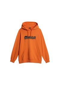 Bluza z kapturem Napapijri Napo. Typ kołnierza: kaptur. Kolor: pomarańczowy #1
