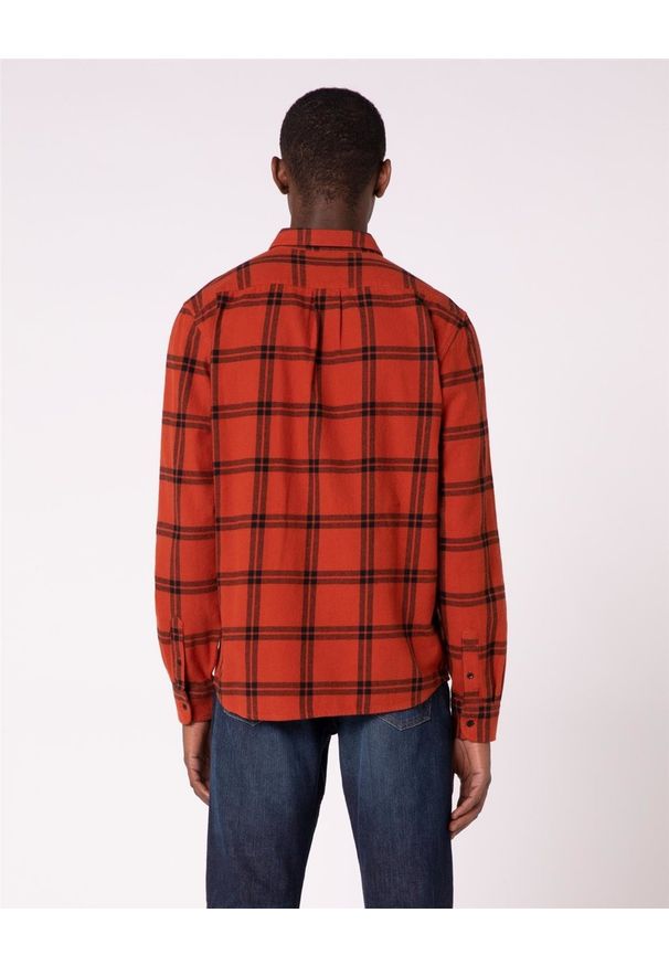 Wrangler - KOSZULA MĘSKA WRANGLER LS 1PKT SHIRT PICANTE BROWN W5A1T2X9H 112129990