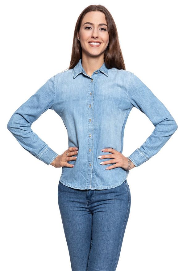 Mustang - KOSZULA JEANSOWA DAMSKA MUSTANG Elin 1009249 5000 310 310. Materiał: jeans