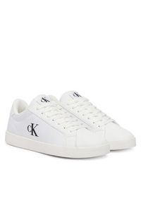 Calvin Klein Sneakersy 3 Cupsole Laceup Pu Mg YW0YW01781 Biały. Kolor: biały. Materiał: skóra #4