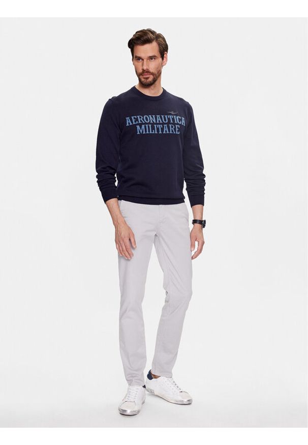 Sweter Aeronautica Militare. Kolor: niebieski