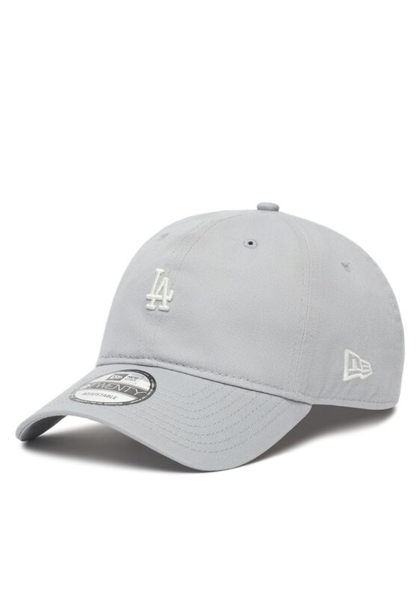 New Era Czapka z daszkiem LA Dodgers MLB Mini Logo Washed 9TWENTY 60667600 Szary. Kolor: szary. Materiał: bawełna, materiał