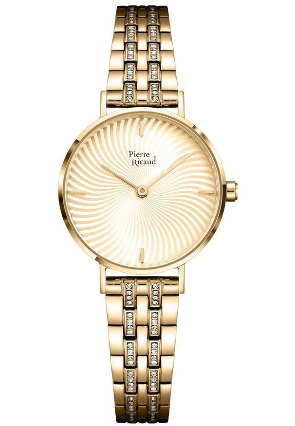 Zegarek damski Pierre Ricaud P22170.1111Q złoty. Kolor: złoty