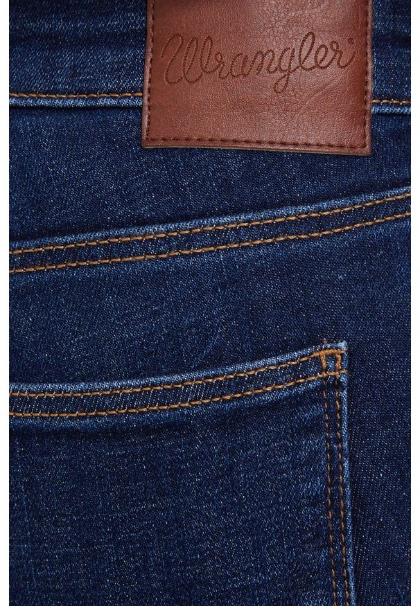 Wrangler - Jeansy Night Blue. Kolor: niebieski