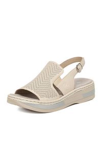 Rieker Sandały CEO-V5951-60 Kremowy. Kolor: kremowy. Materiał: syntetyk, skóra #5