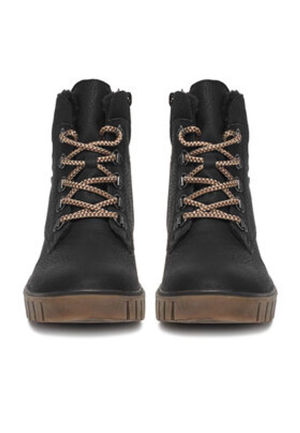 Rieker Trzewiki CEO-Y3433-00 Czarny. Kolor: czarny. Materiał: materiał