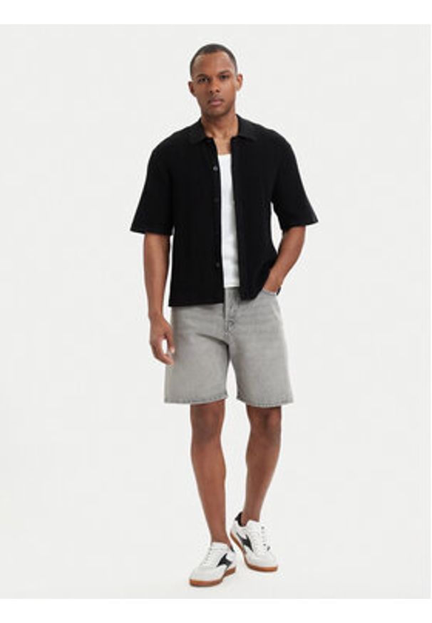 Jack & Jones Szorty materiałowe Tony Original 12290841 Szary Regular Fit. Kolor: szary. Materiał: bawełna