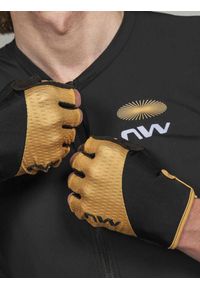 Rękawice rowerowe NORTHWAVE Fast żółty. Kolor: wielokolorowy, czarny, brązowy. Sezon: lato