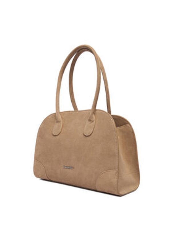 Gino Rossi - GINO ROSSI Torebka EO-LA224-19138 Beżowy. Kolor: beżowy. Materiał: zamszowe, skórzane