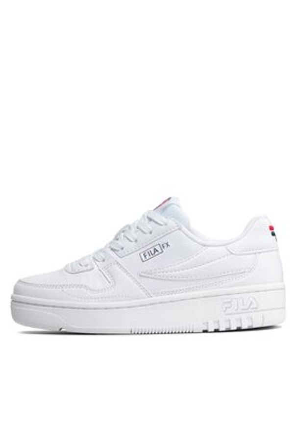Fila Sneakersy Fxventuno Teens FFT0007.10004 Biały. Kolor: biały. Materiał: skóra