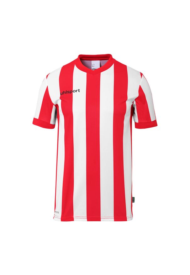 UHLSPORT - Dżersej w paski Uhlsport Retro Stripe. Kolor: czerwony, wielokolorowy, biały. Materiał: jersey. Wzór: paski. Sport: piłka nożna